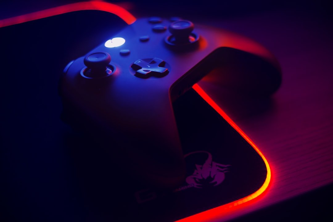 Black Xbox game controller